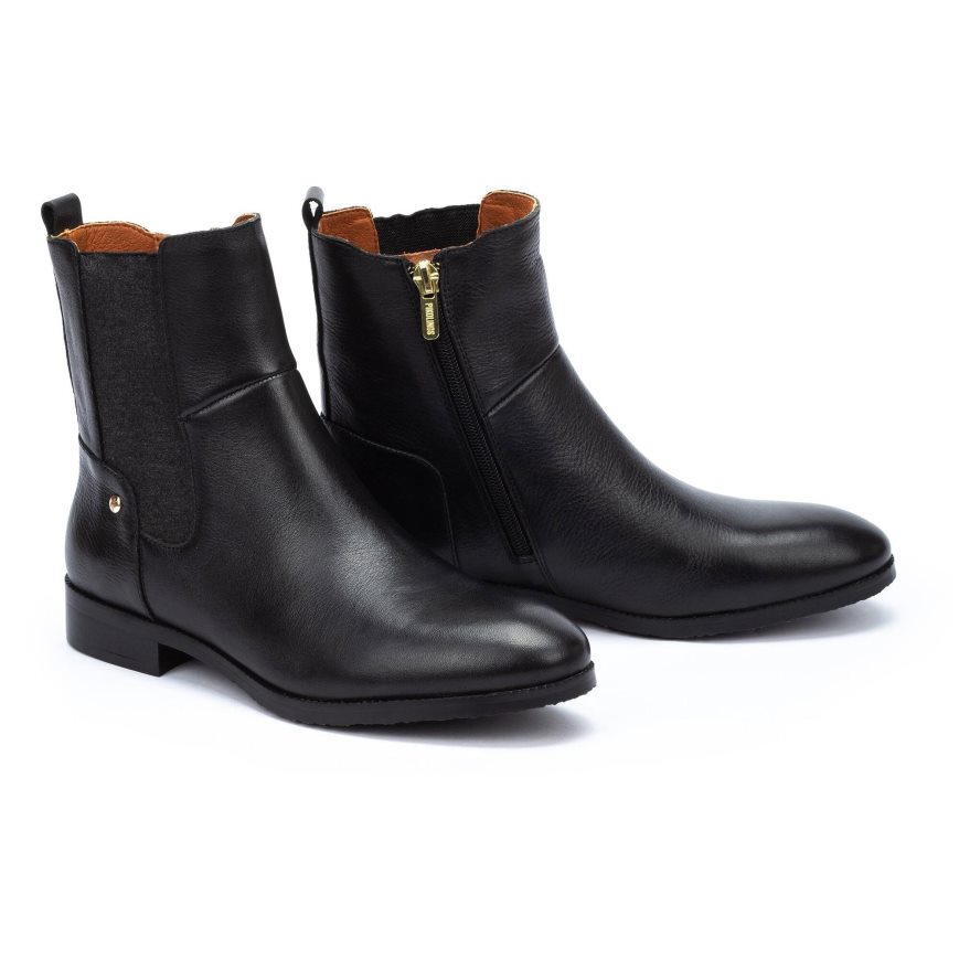 Women's Pikolinos ROYAL Ankle Boots Black | NZ CQ92371